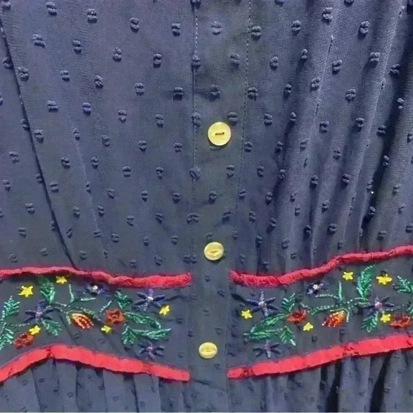 NWT Wildflowers Feliz Navidad Dress - Picture 9 of 10